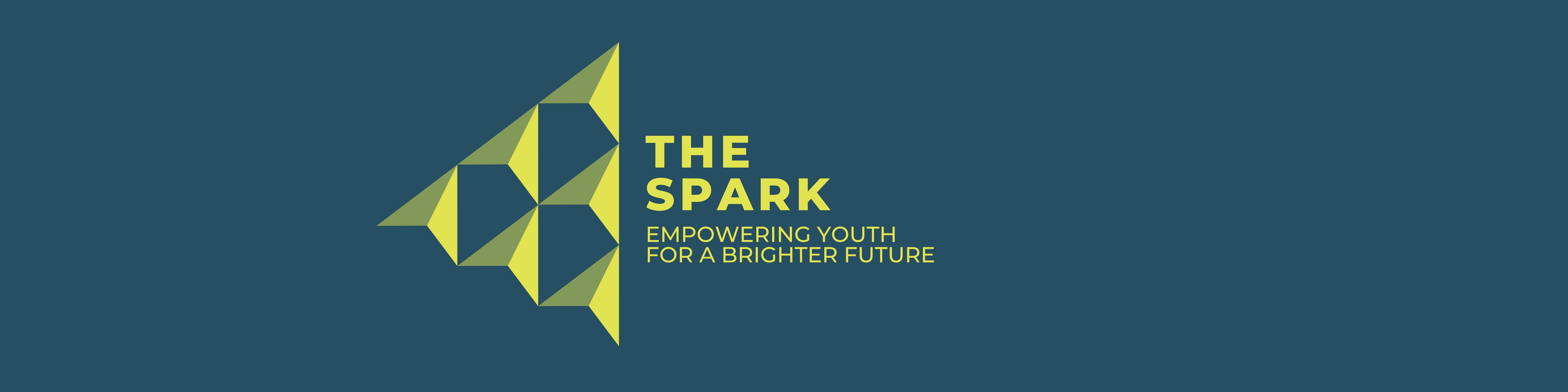 A banner that reads "THE SPARK - Empowering the Youth for a Better Tomorrow"